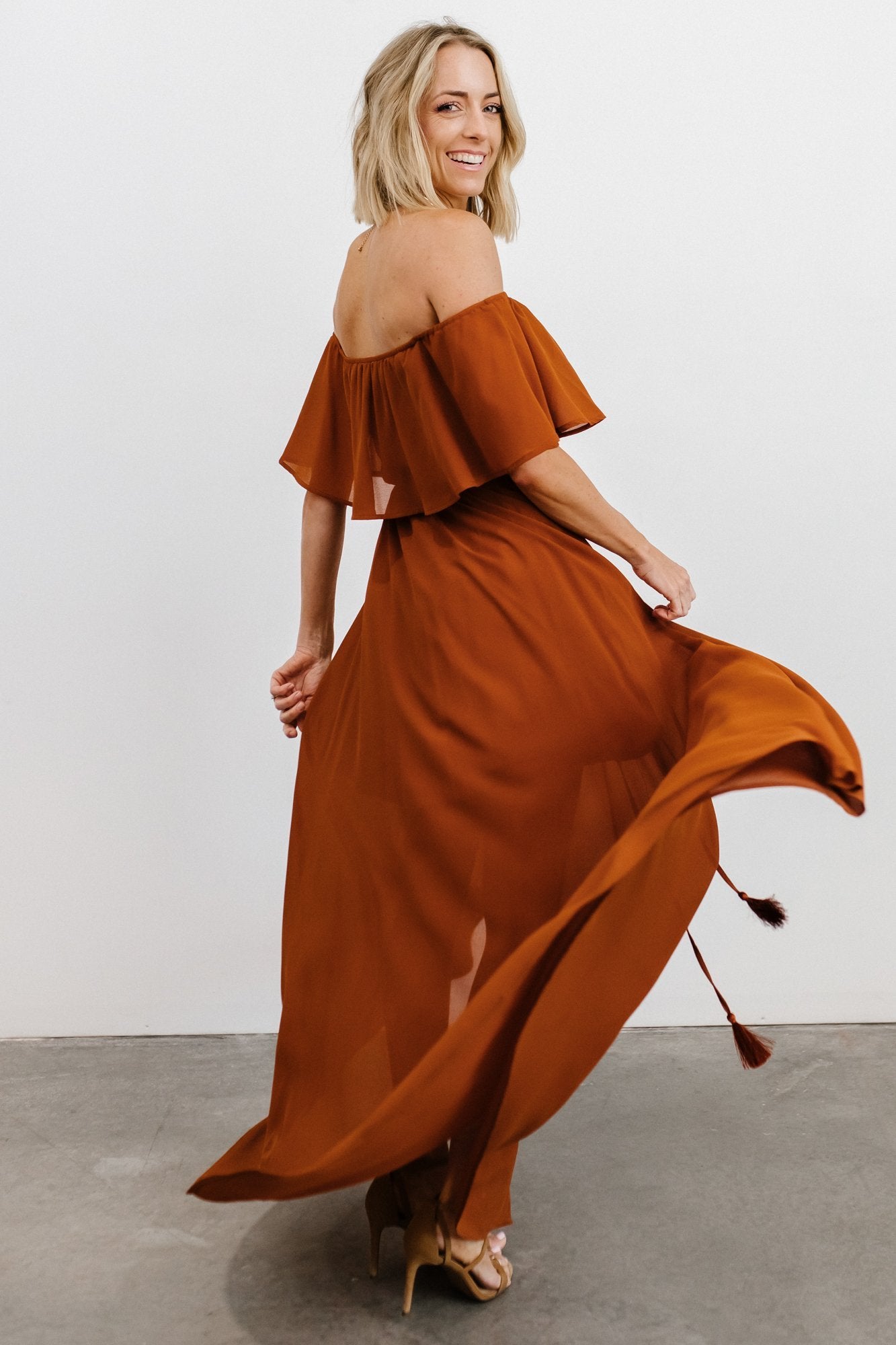 Victoria Off Shoulder Maxi Dress | Spice Online Sale