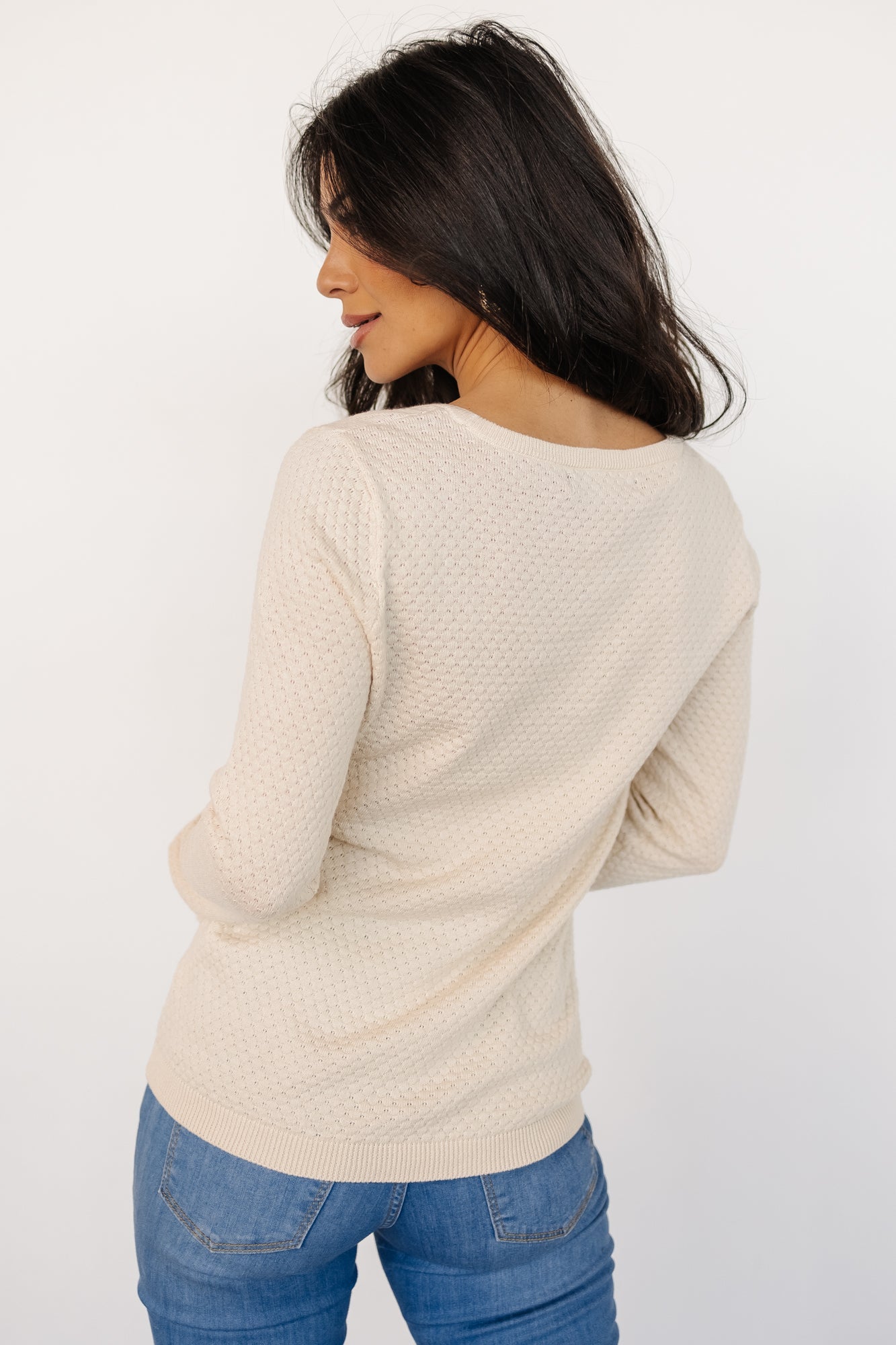 Debbie Knit Top | Cream With Credit Card