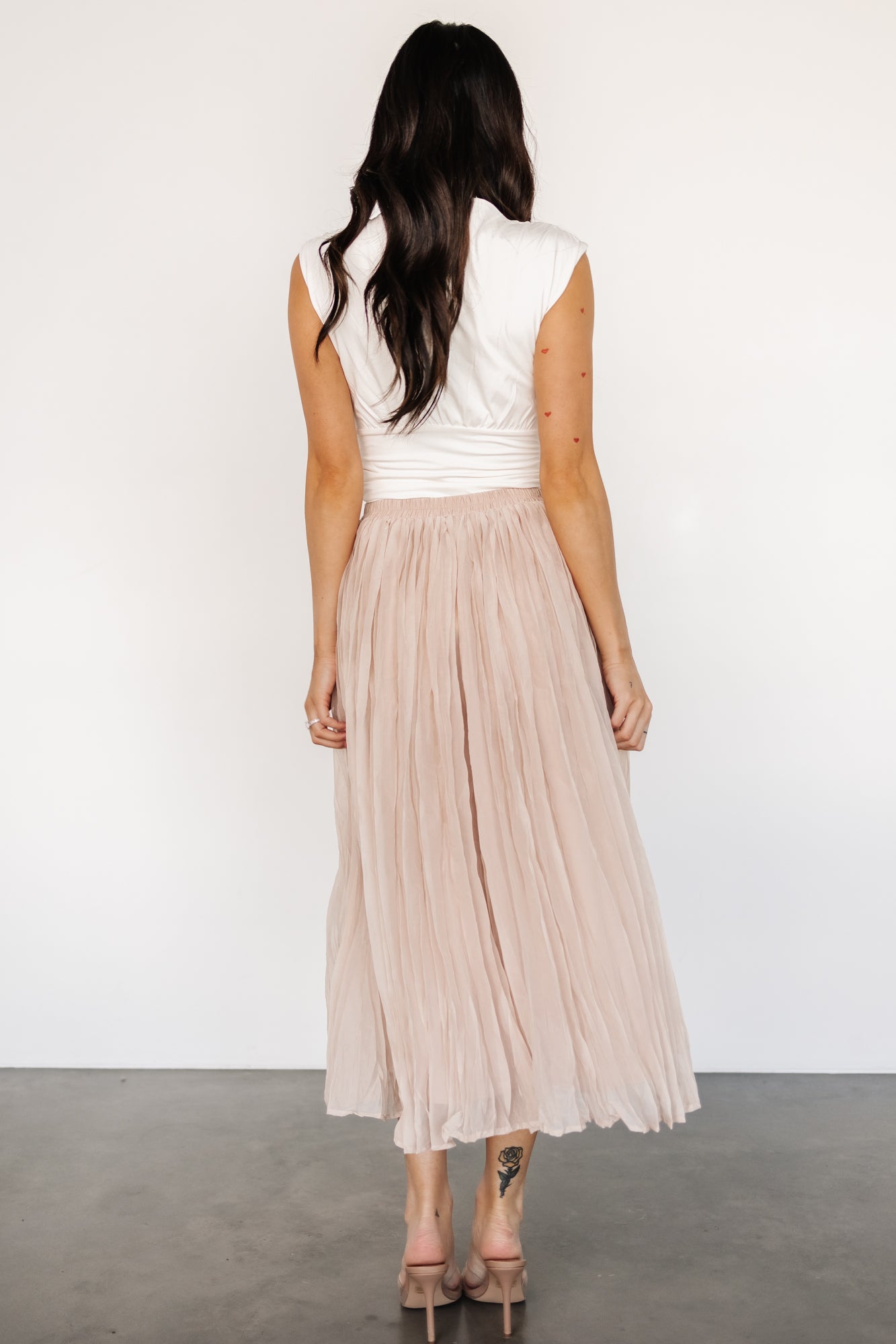 Cyra Midi Skirt | Natural Cheap Sale Footlocker Finishline