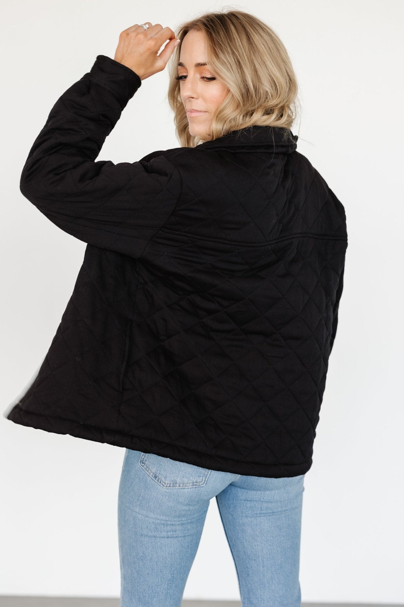 Nadia Button Up Jacket | Black New For Sale