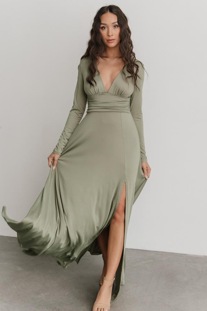 Arianna Maxi Dress | Dusty Sage 100% Original Cheap Pice