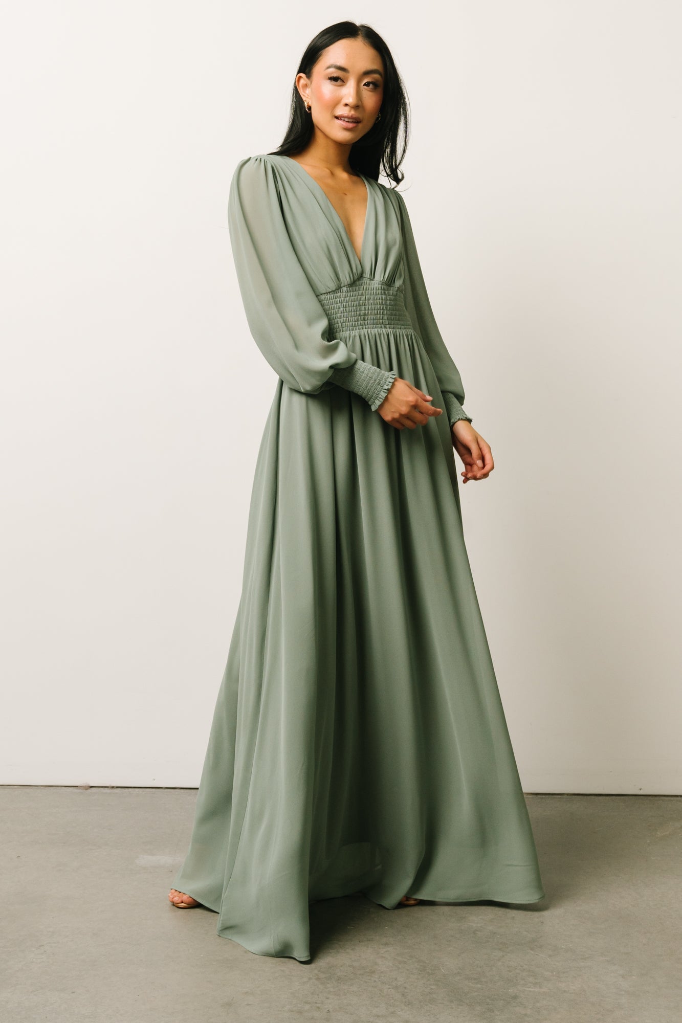 Olivia Maxi Dress | Eucalyptus Cheap Sale Choice