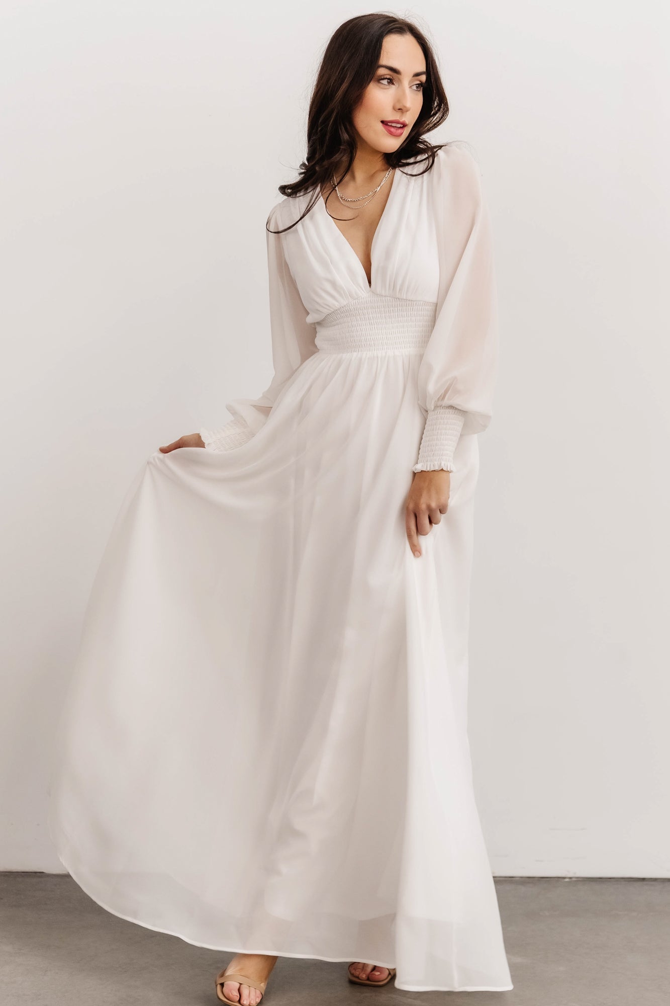 Olivia Maxi Dress | White Cheap Shop