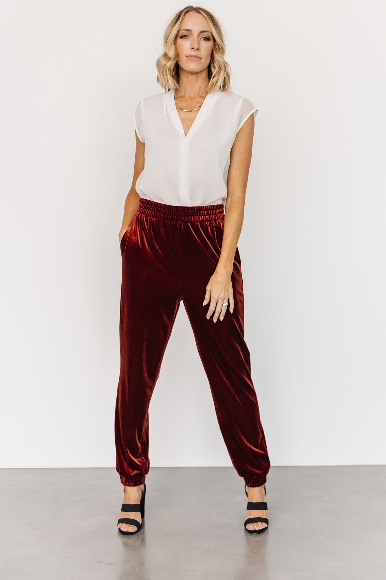 Archie Velvet Jogger Pants | Cinnamon Clearance Pick A Best