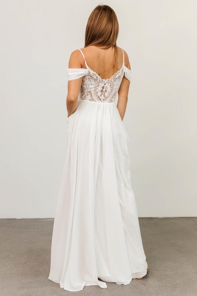 Bianca Lace Maxi Dress | Off White High Quality For Sale