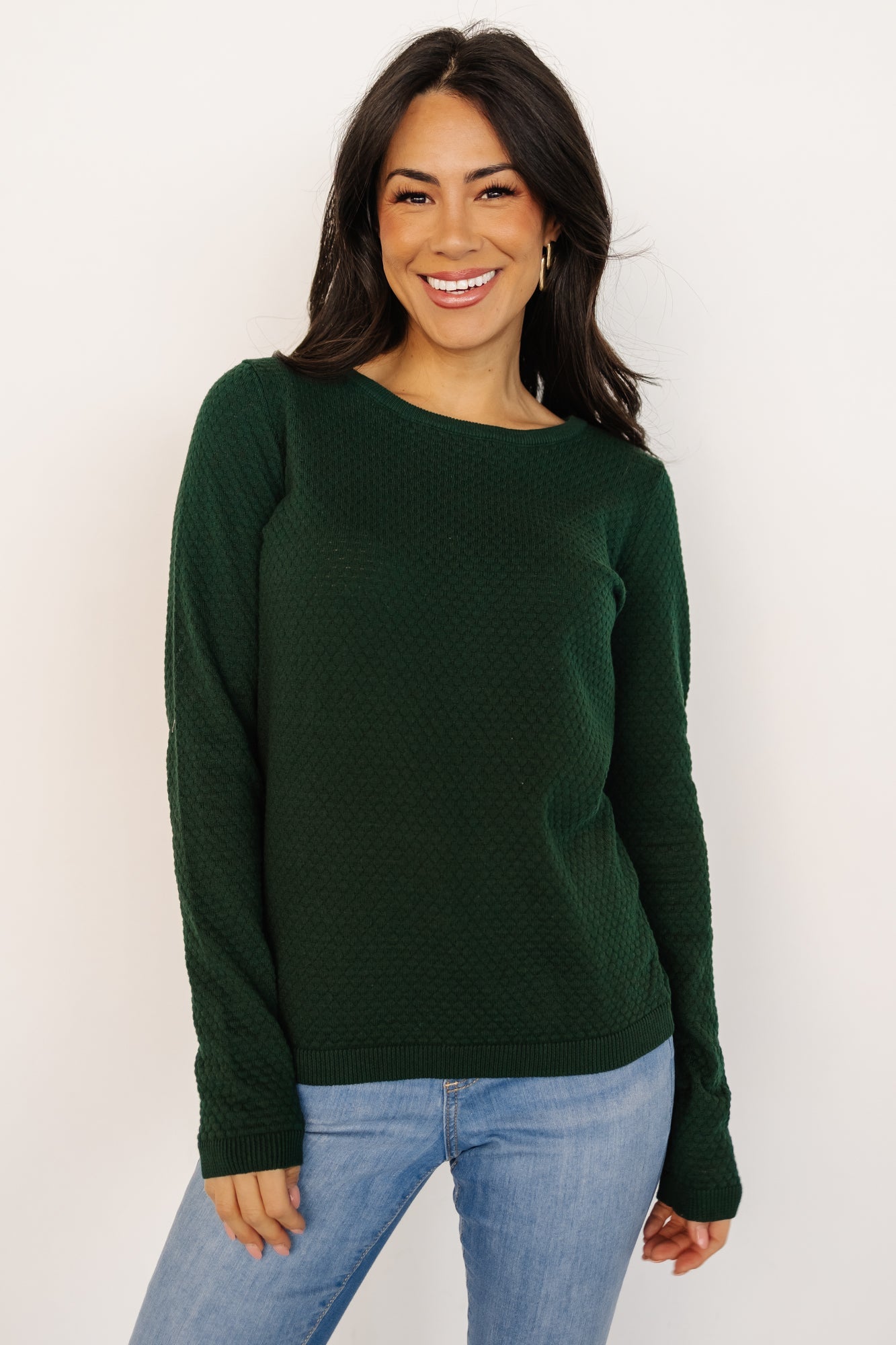 Debbie Knit Top | Dark Green Clearance Visit New