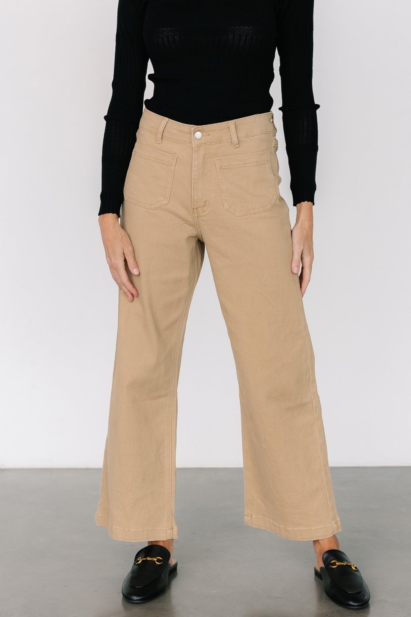 Polli Patch Pocket Pants | Tan Cheap Sale Low Cost