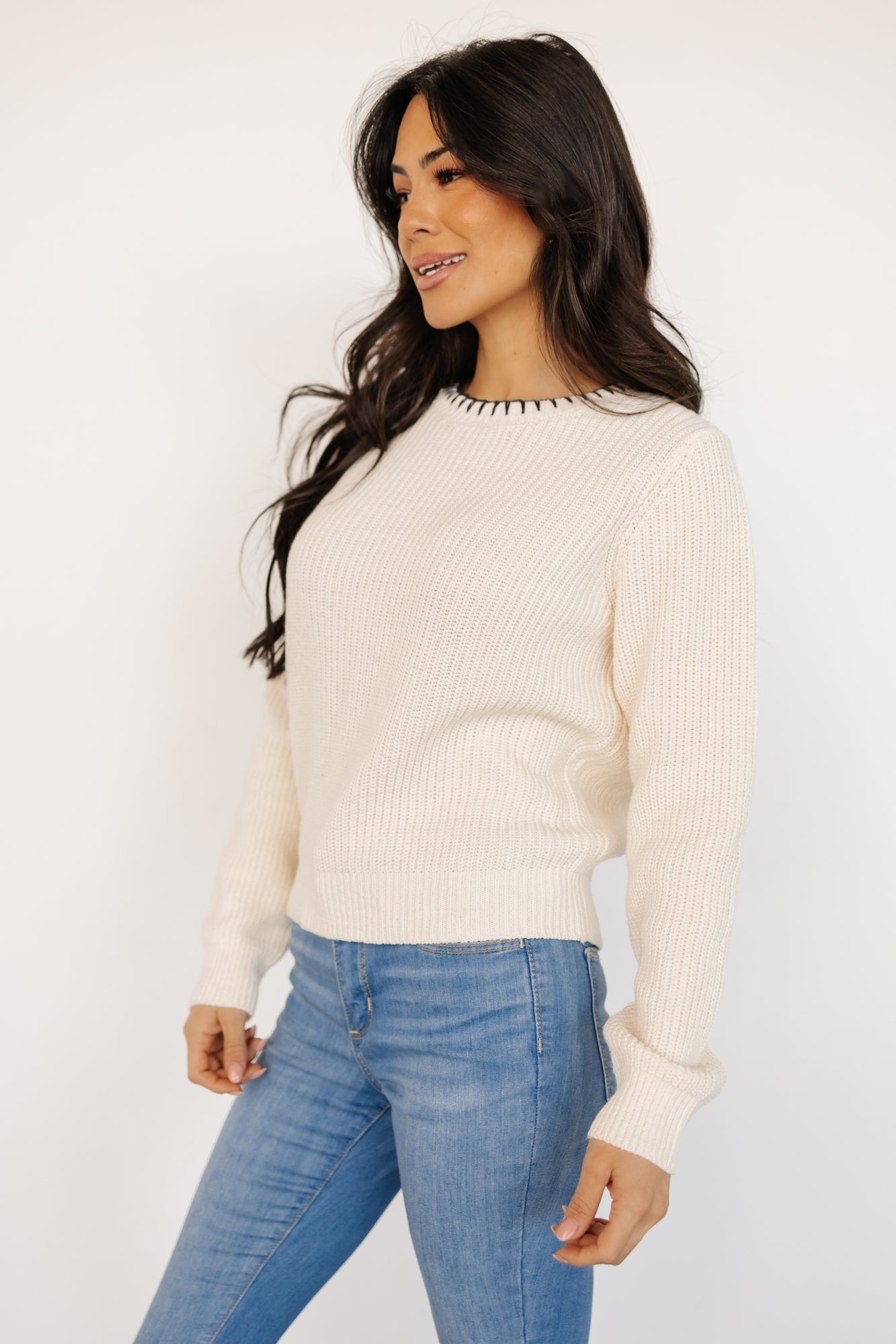 Alyssa Knit Sweater | Cream Recommend Cheap Pice