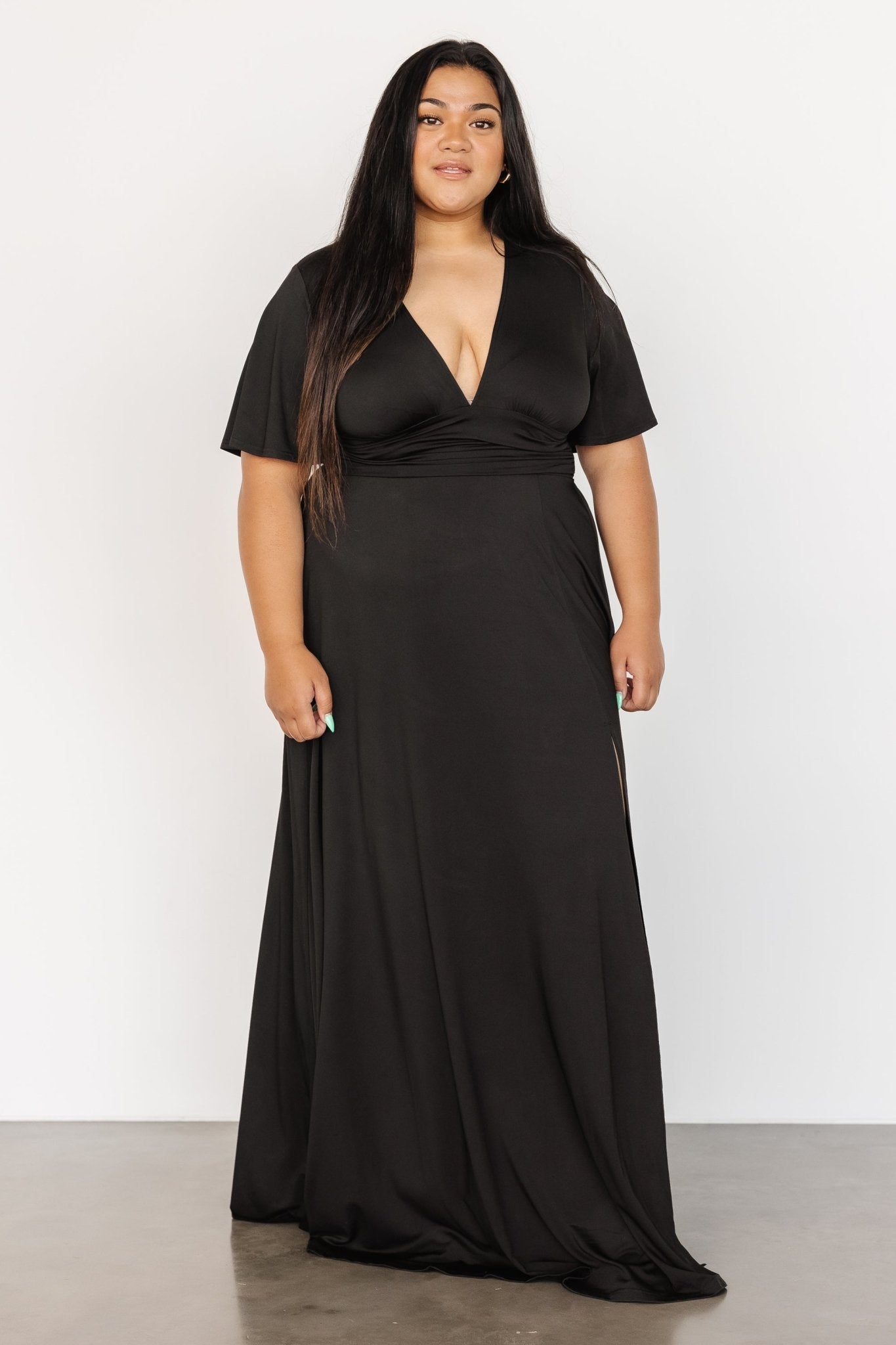 Emberly Maxi Dress | Black Popular