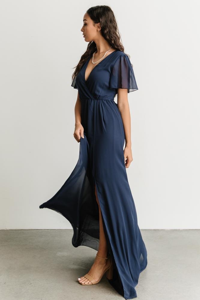 Vaughnie Maxi Dress | Navy Clearance Best Pices