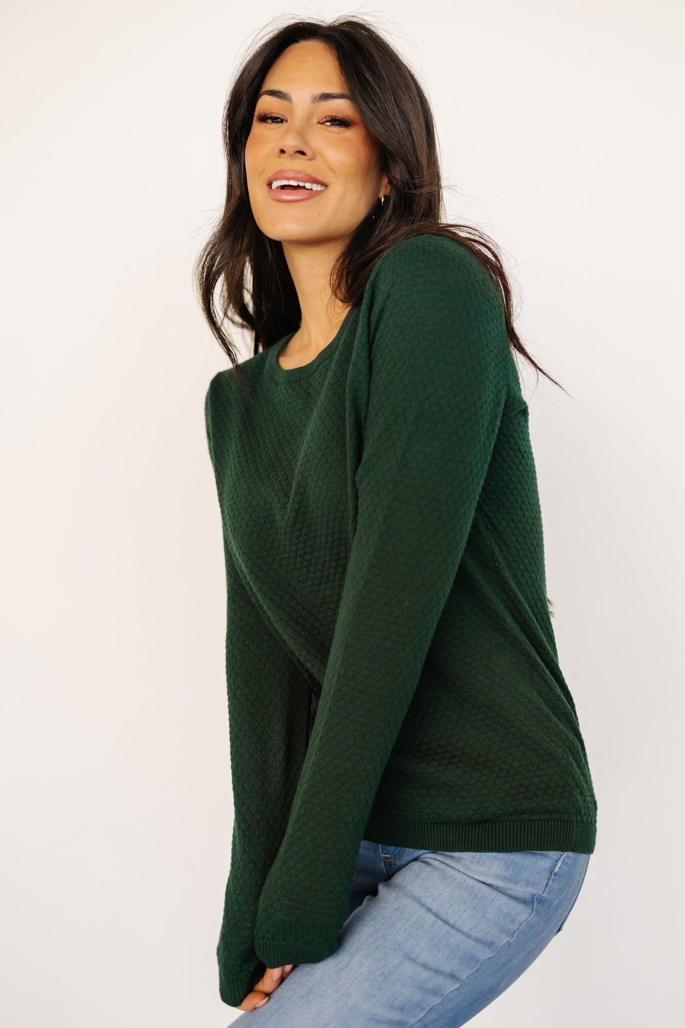 Debbie Knit Top | Dark Green Clearance Visit New