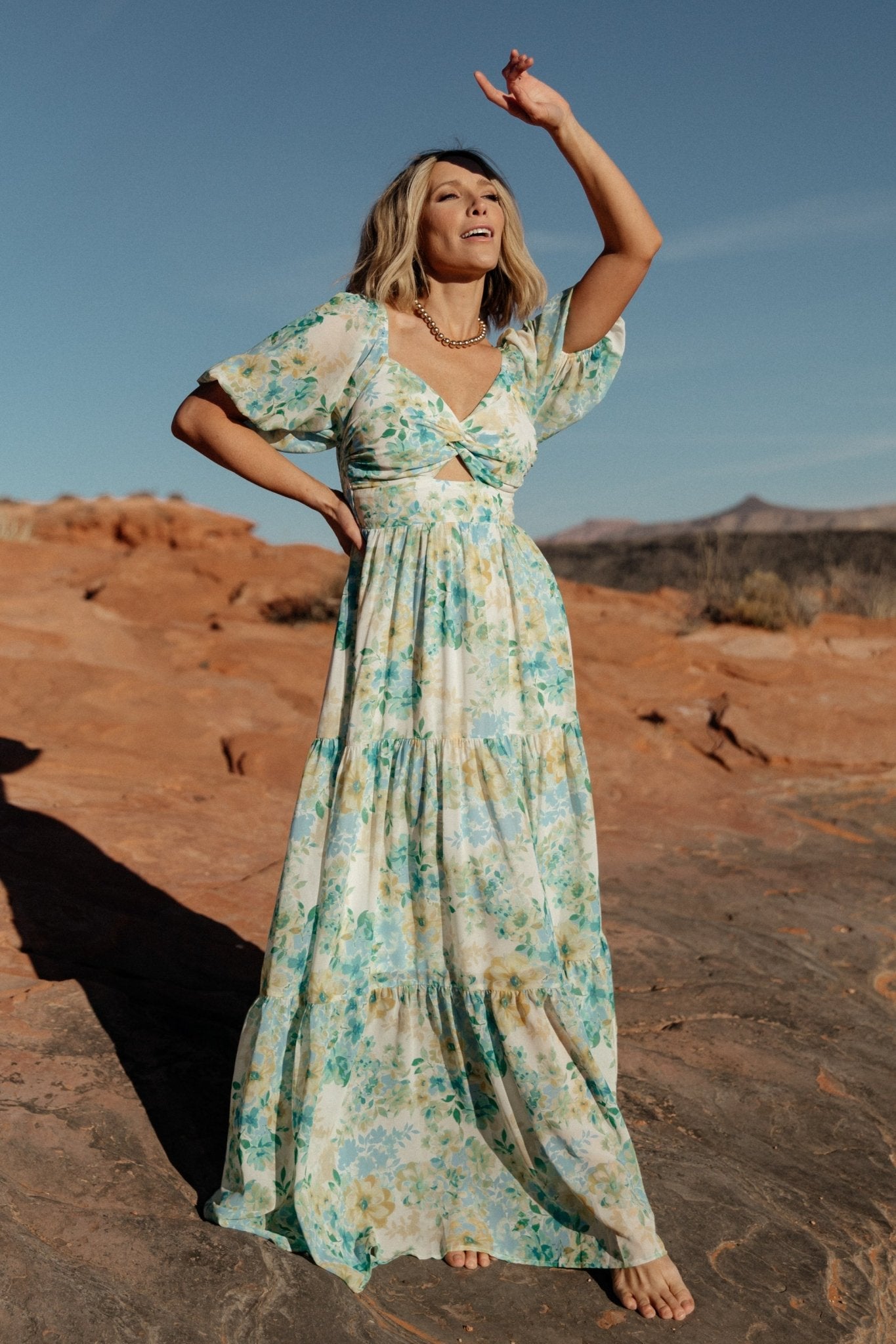 Maya Maxi Dress | Garden Multi Discount Codes Really Cheap