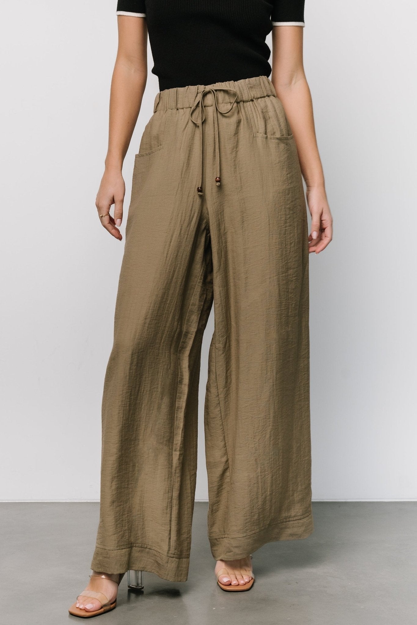 Leza Pants | Olive Browse