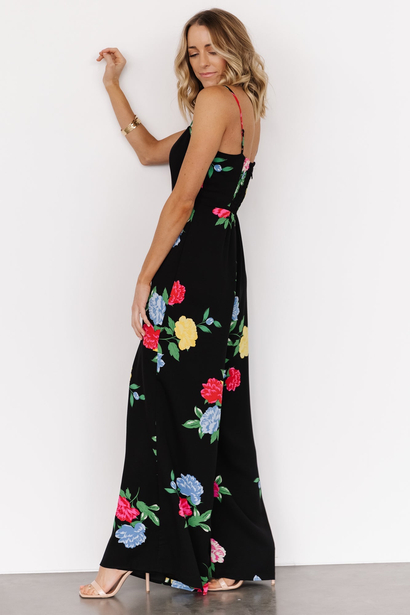 Brooklyn Wide Leg Jumpsuit | Black Floral Free Shipping Cheap Online