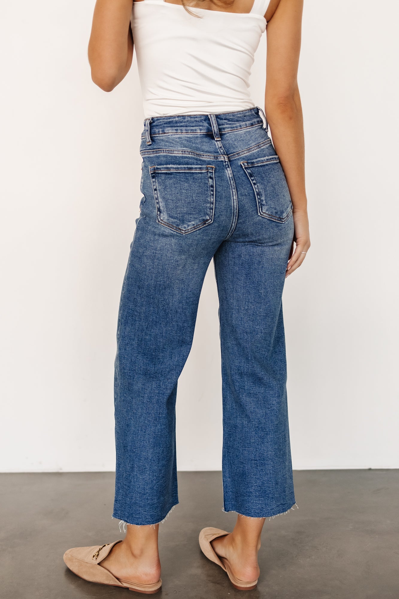 Kirby High Rise Wide Leg Jeans | Medium Wash View