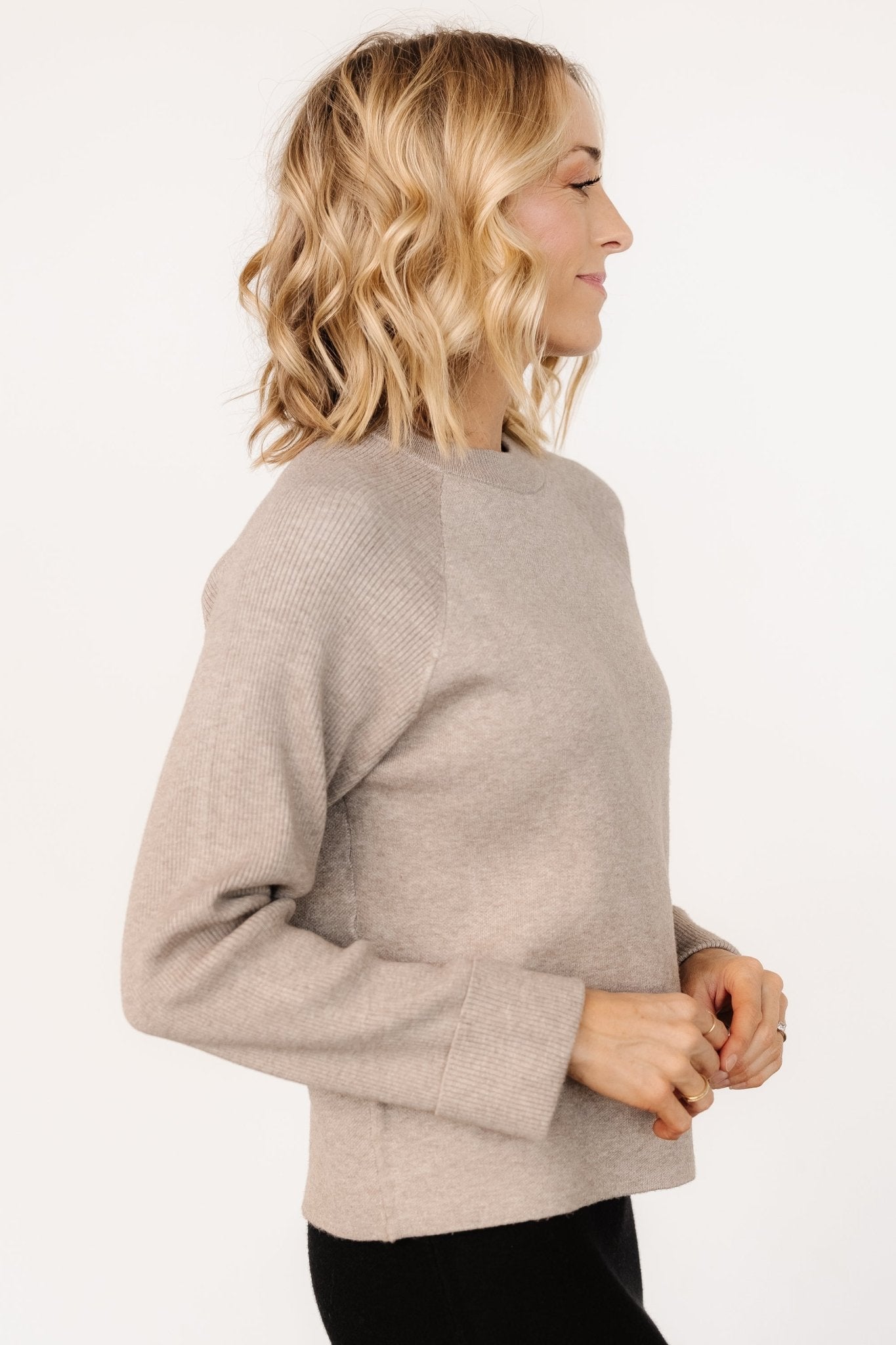 Helena Knit Sweater | Stone Really For Sale