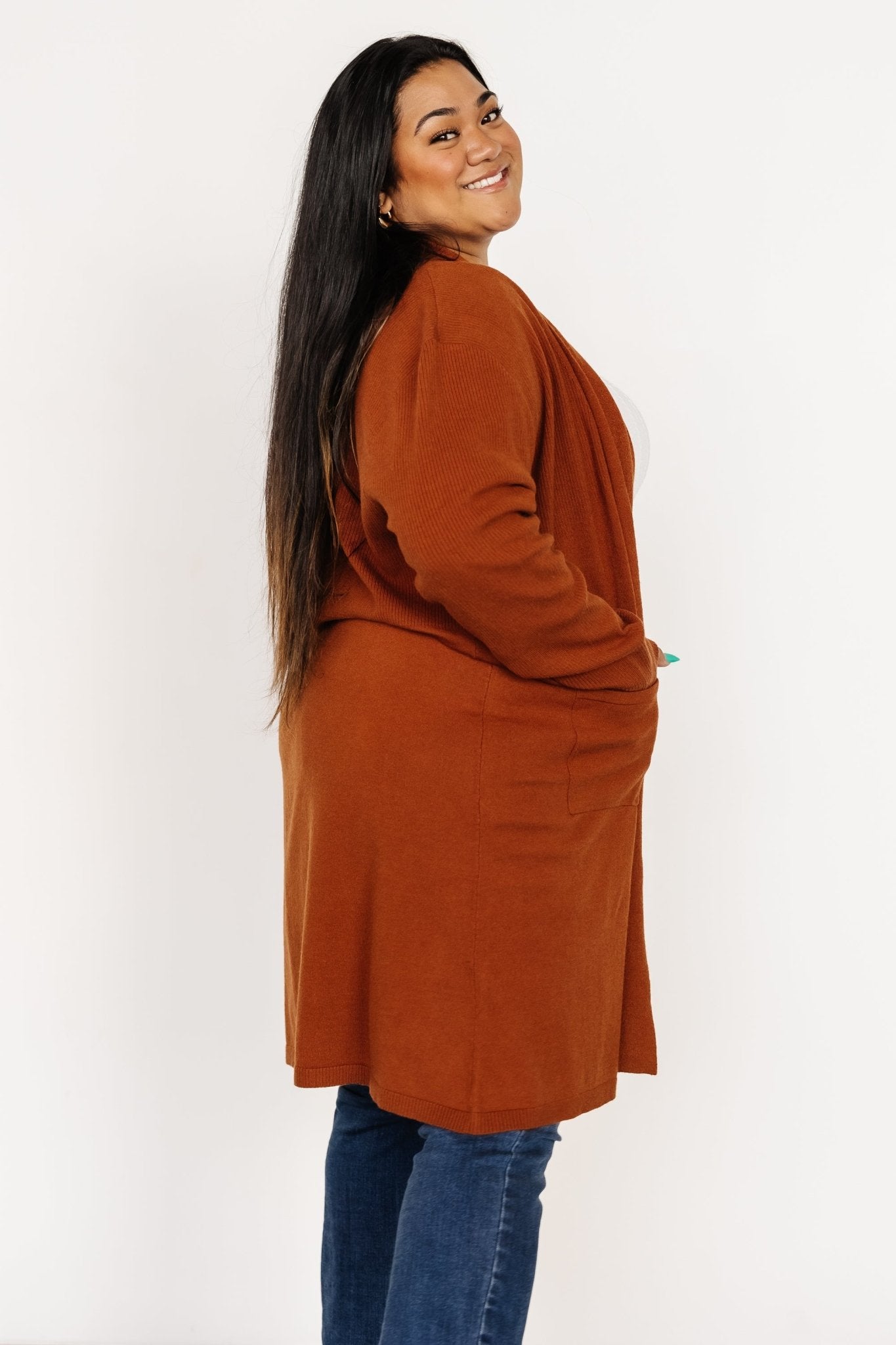 Central Park Cardigan | Rust Low Cost Cheap Pice