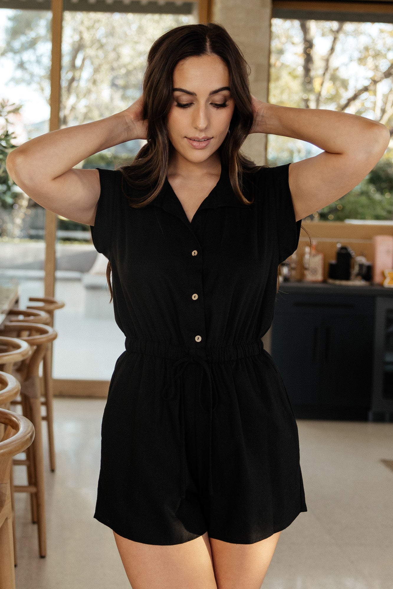 Toni Romper | Black 2025 Cheap Online