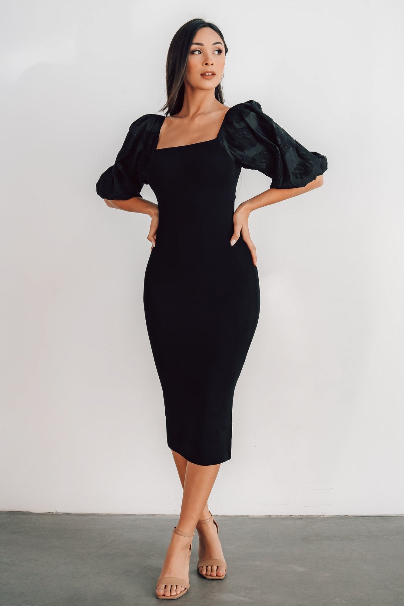 Weyland Bodycon Midi Dress | Black Sale Good Selling