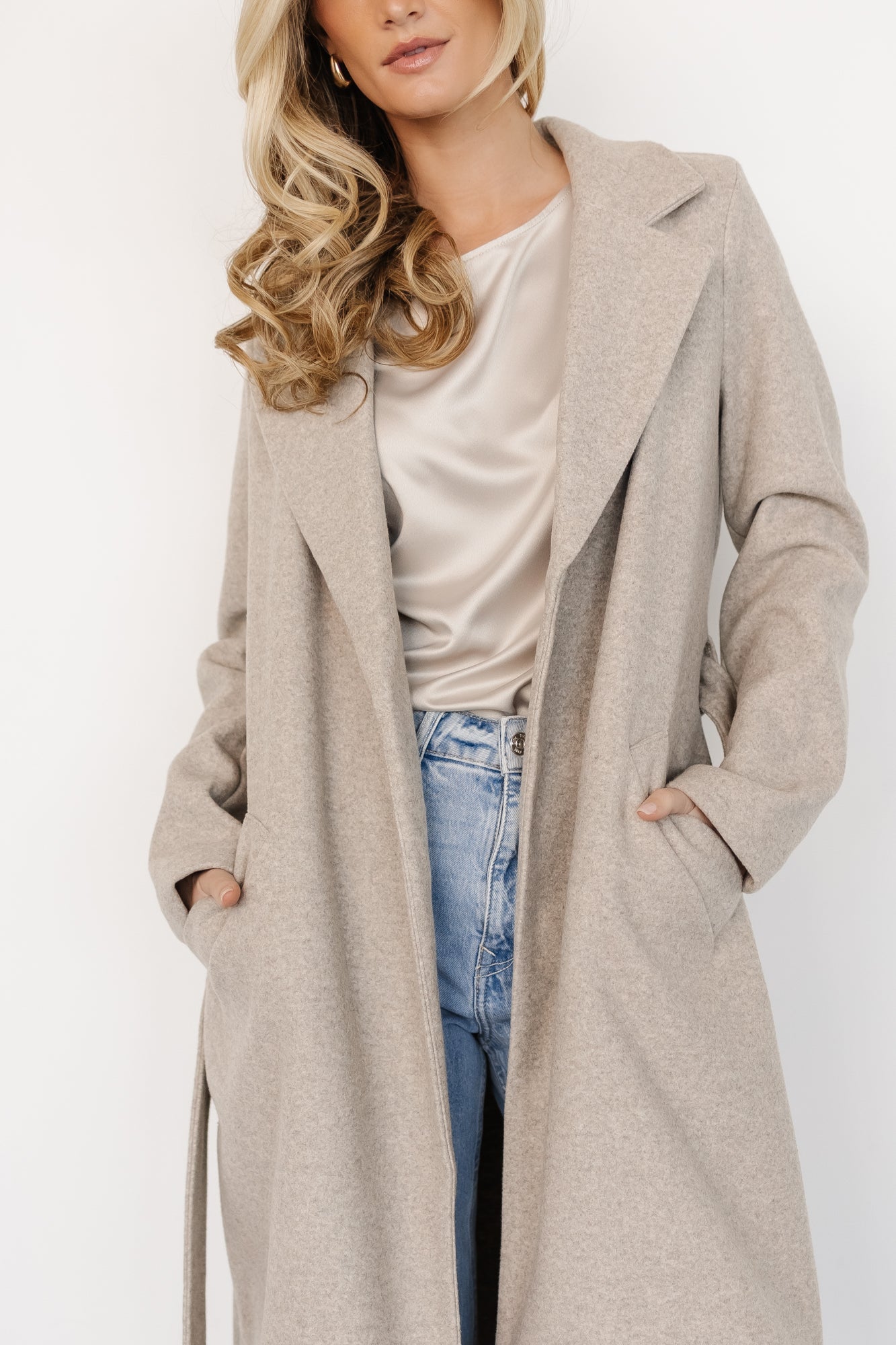 Valdez Long Coat | Stone Sale With Credit Card