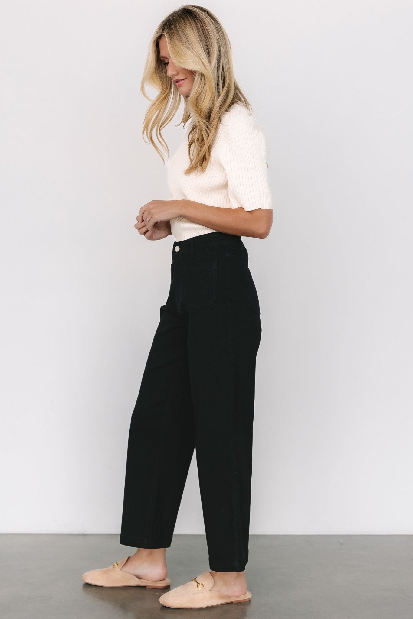 Polli Patch Pocket Pants | Black Outlet Clearance Store