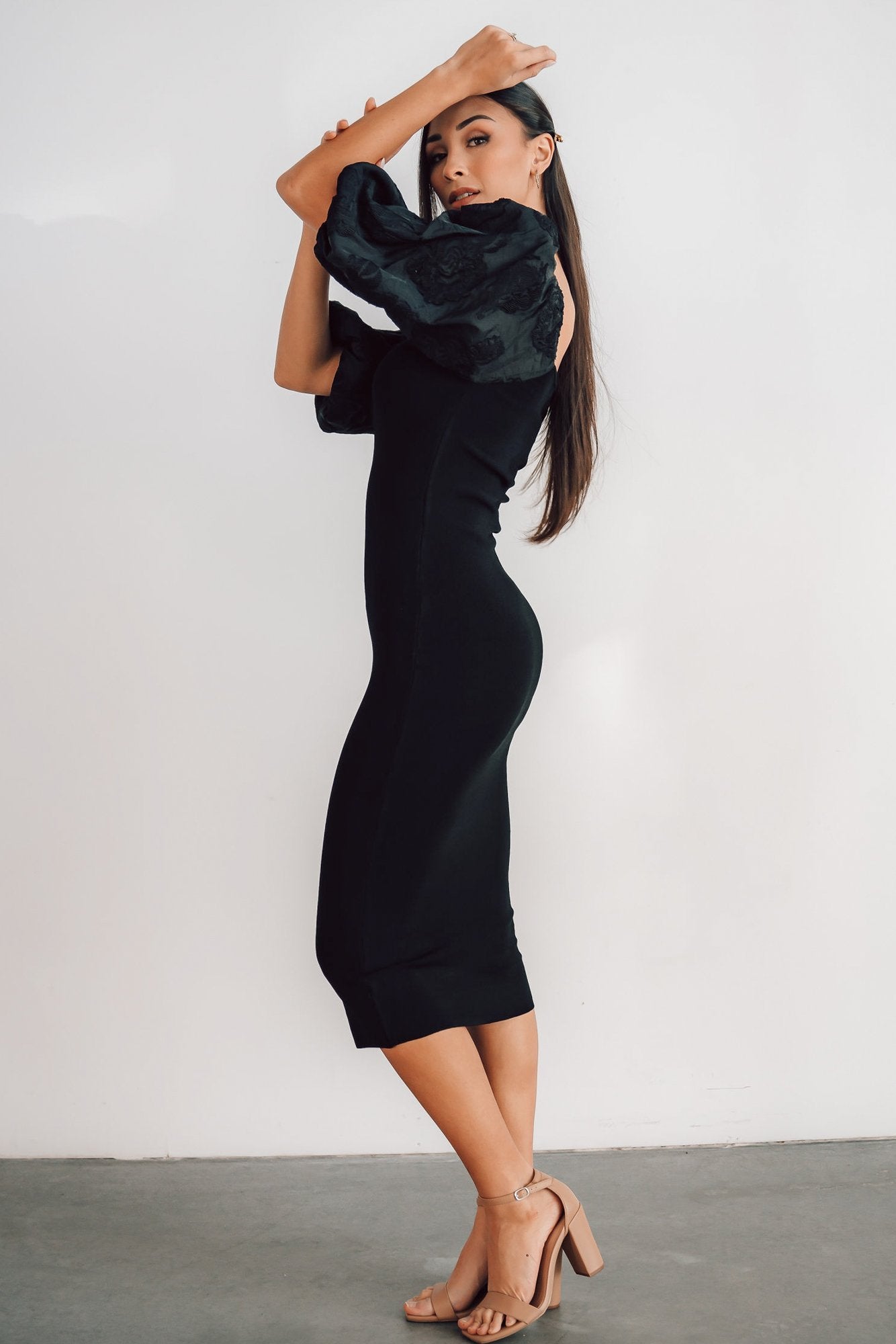 Weyland Bodycon Midi Dress | Black Sale Good Selling