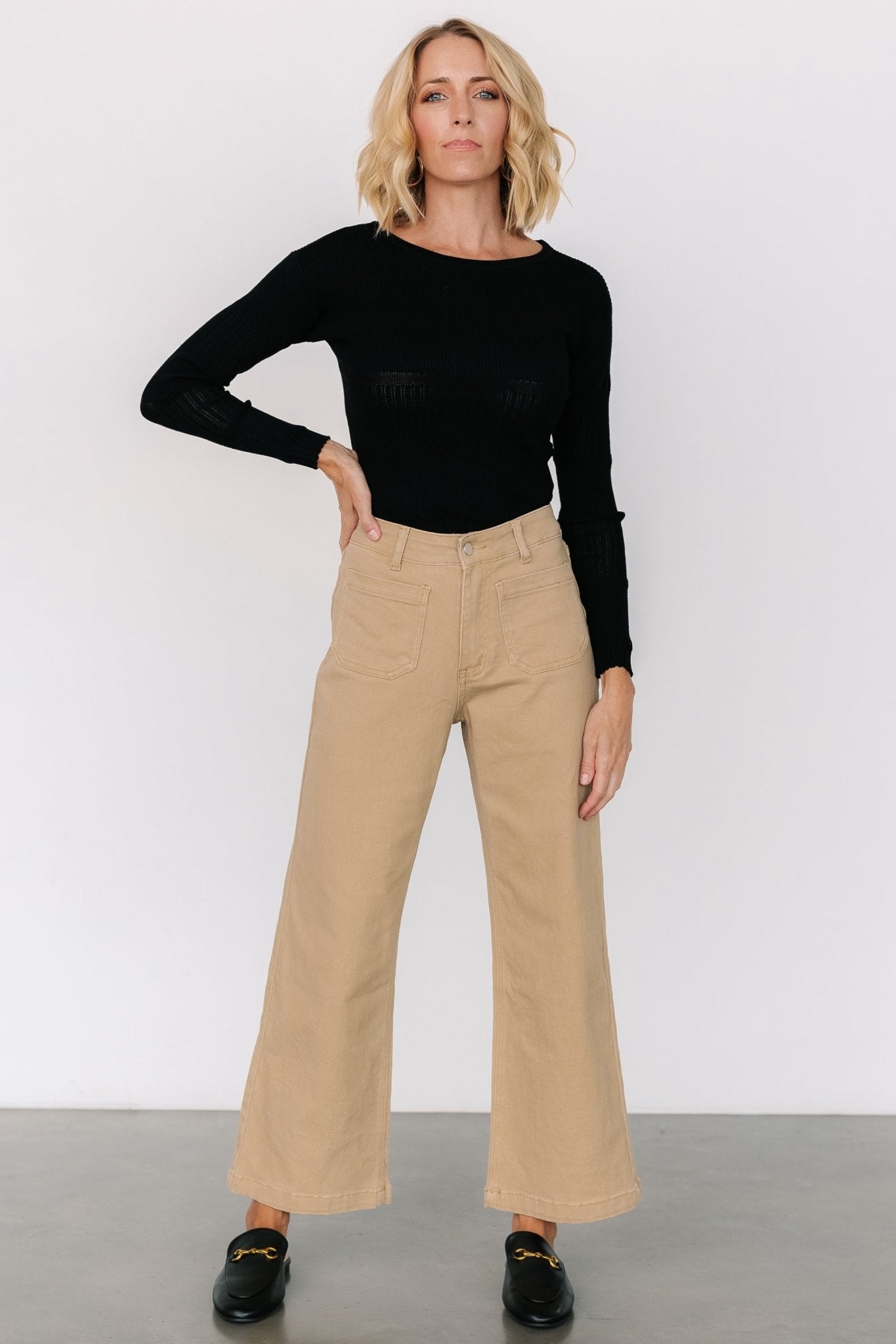 Polli Patch Pocket Pants | Tan Cheap Sale Low Cost