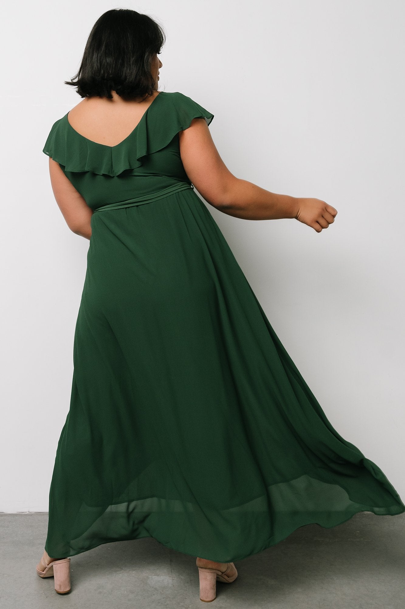 Katya Ruffle Maxi Dress | Evergreen Store With Big Discount