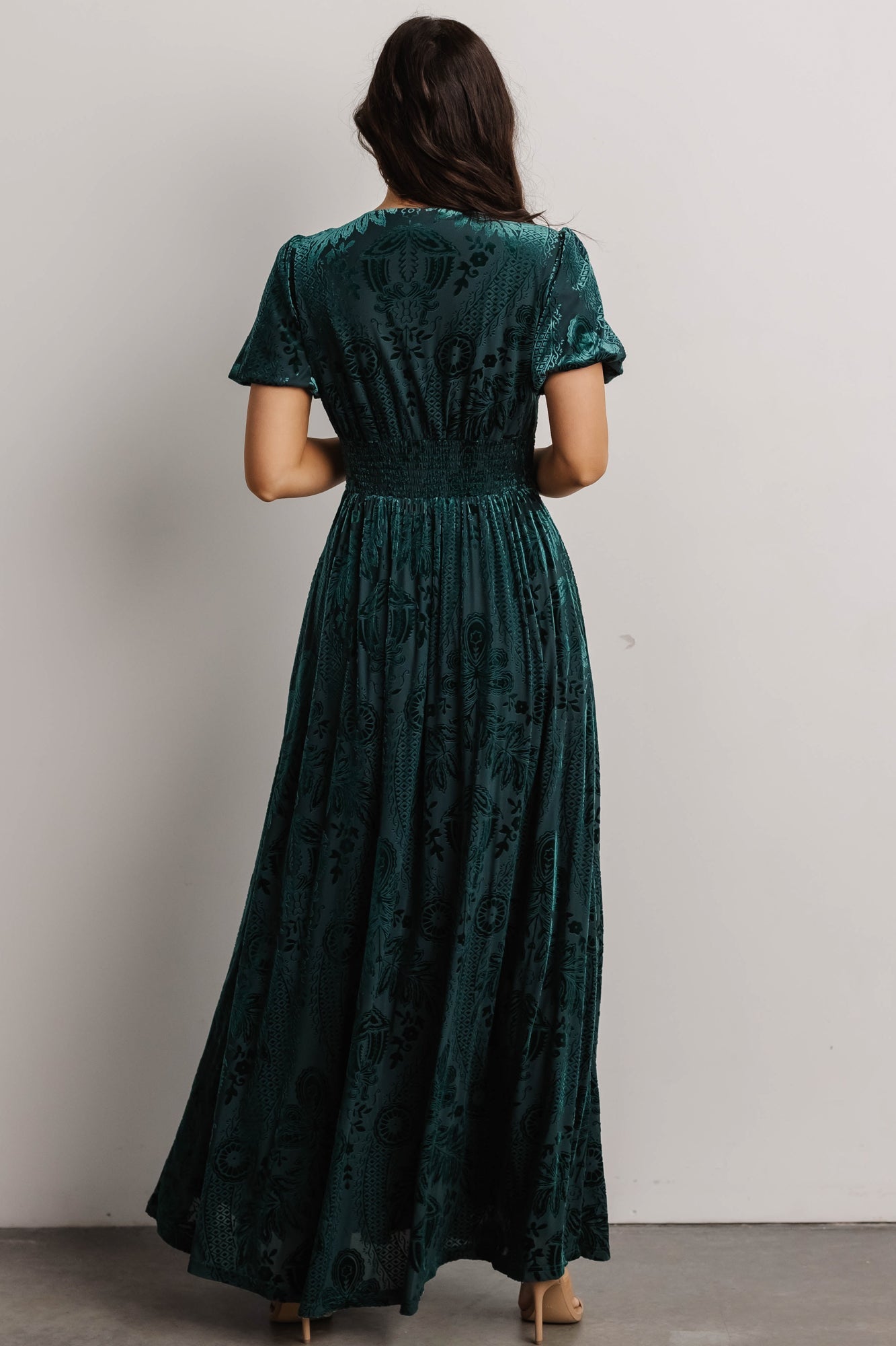 Leslie Velvet Maxi Dress | Emerald Buy Cheap Best Sale