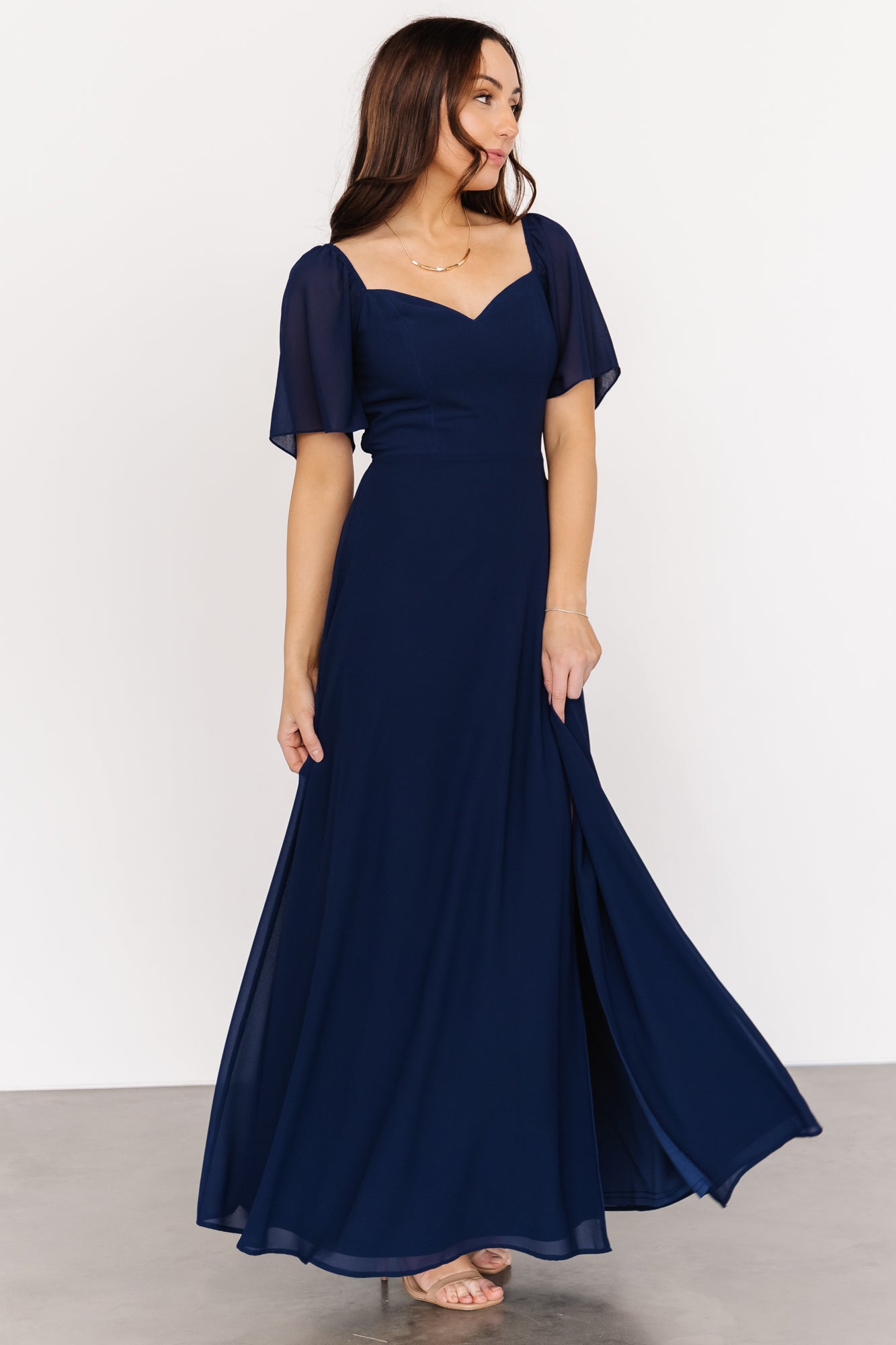 Sierra Sweetheart Maxi Dress | Navy With Credit Card Free Shipping