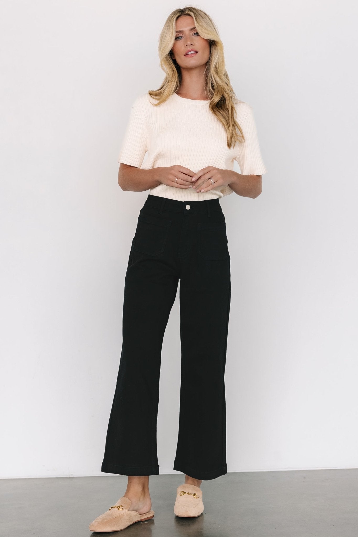 Polli Patch Pocket Pants | Black Outlet Clearance Store