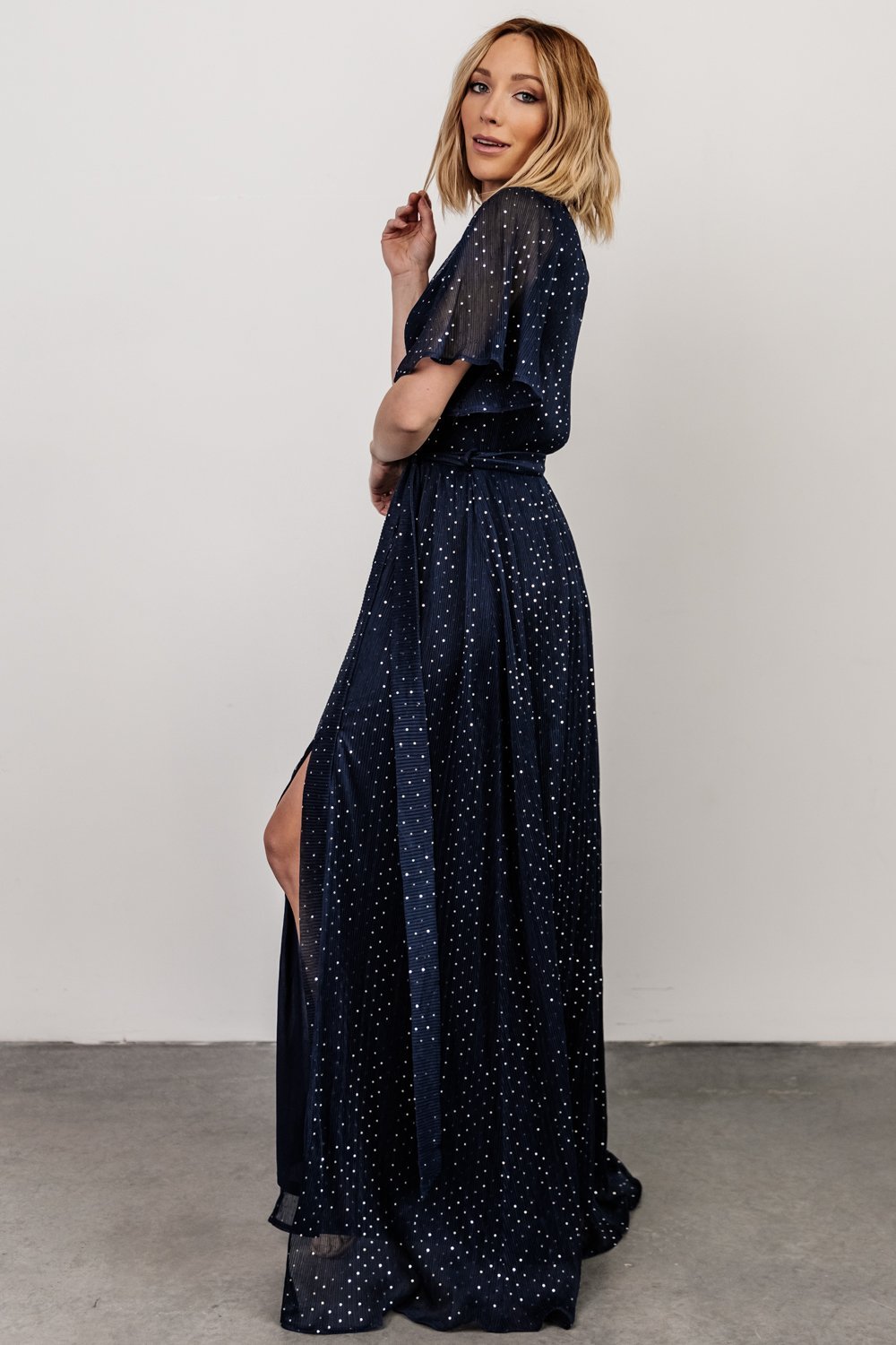 Grace Sparkle Gown | Navy Limited Edition Online