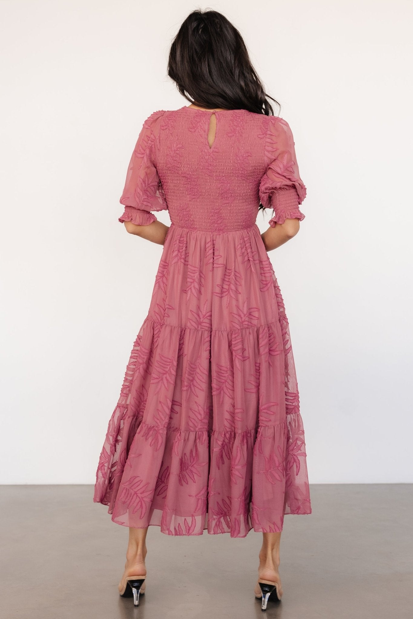 Nellie Smocked Midi Dress | Vintage Rose Discount Recommend