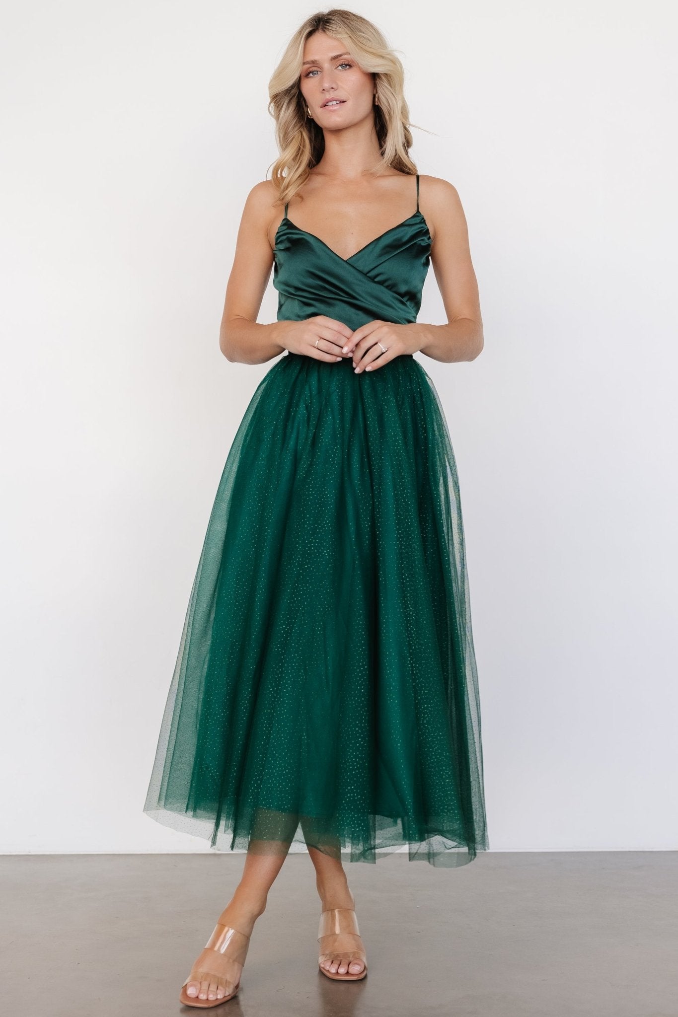 Shonda Sparkle Midi Dress | Emerald Outlet Best Pices