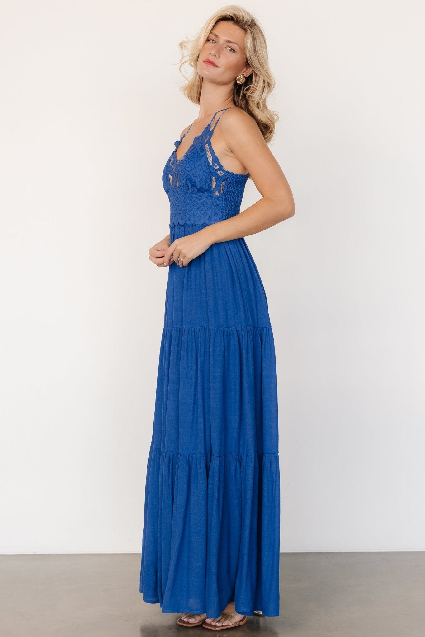 Summerlin Lace Top Maxi Dress | Blue Genuine Online