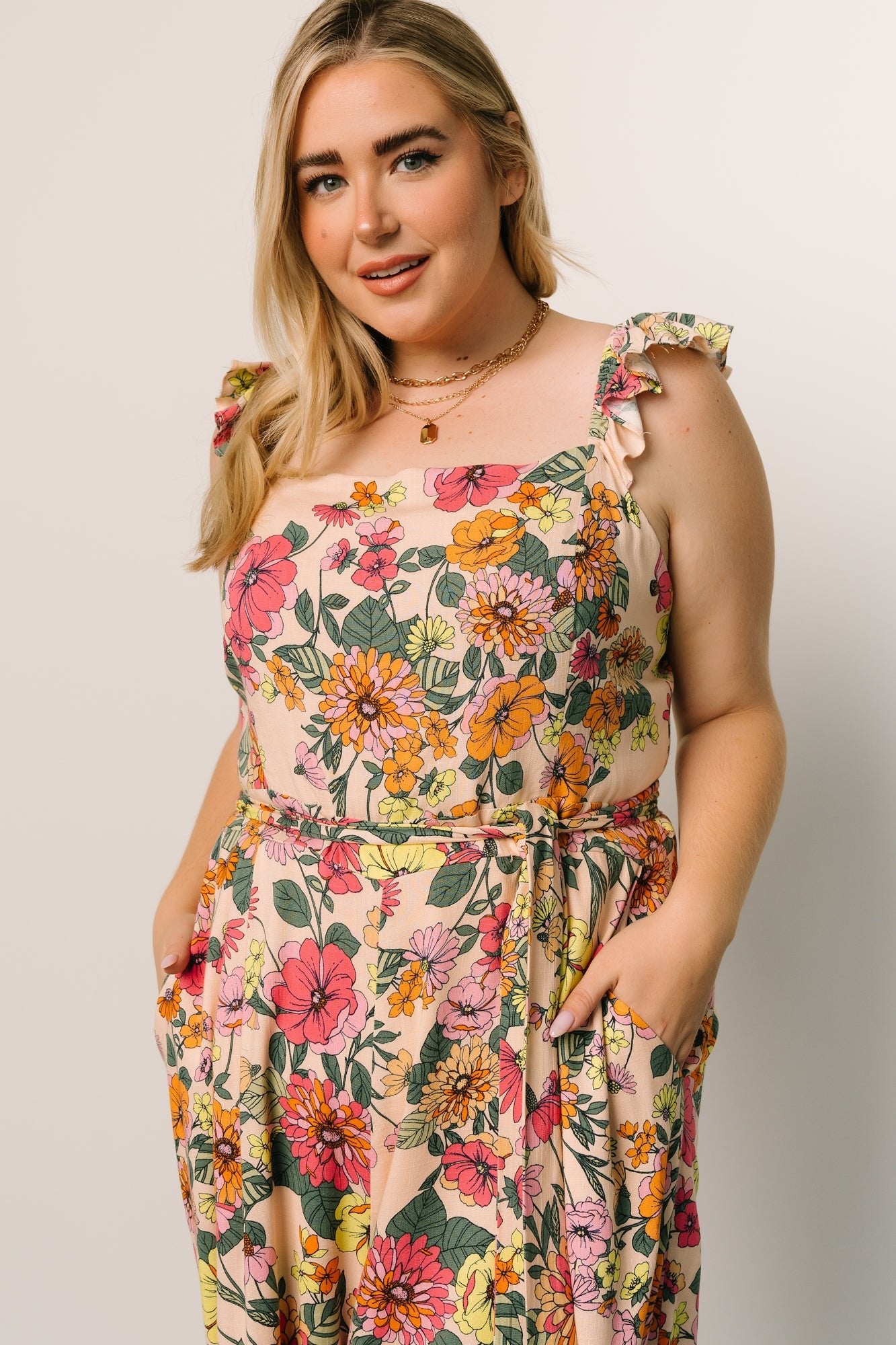 Gemma Jumpsuit | Multi Floral Cheap Pictures