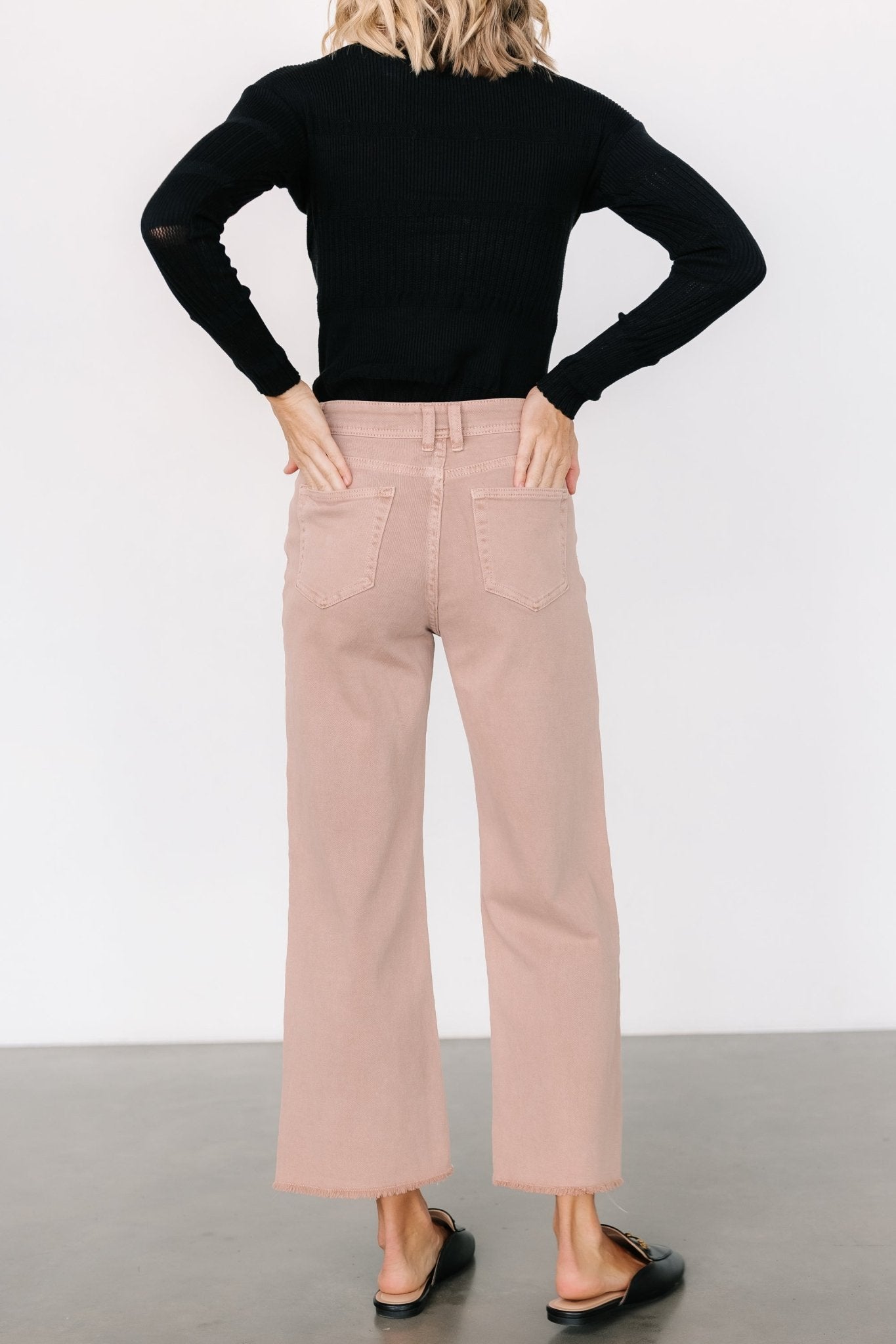 Spence Denim Pants | Dusty Rose Outlet Manchester Great Sale