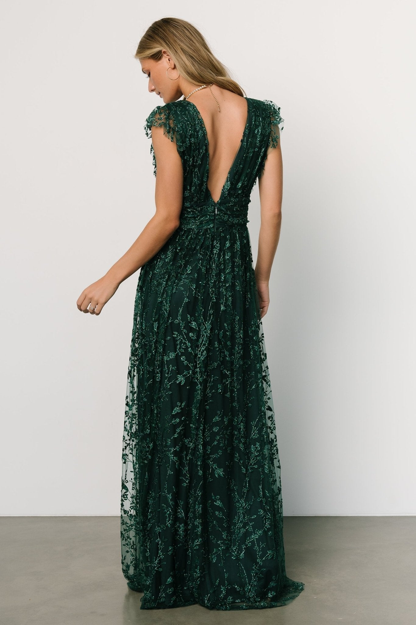 Arlene Shimmer Gown | Emerald Fashion Style For Sale