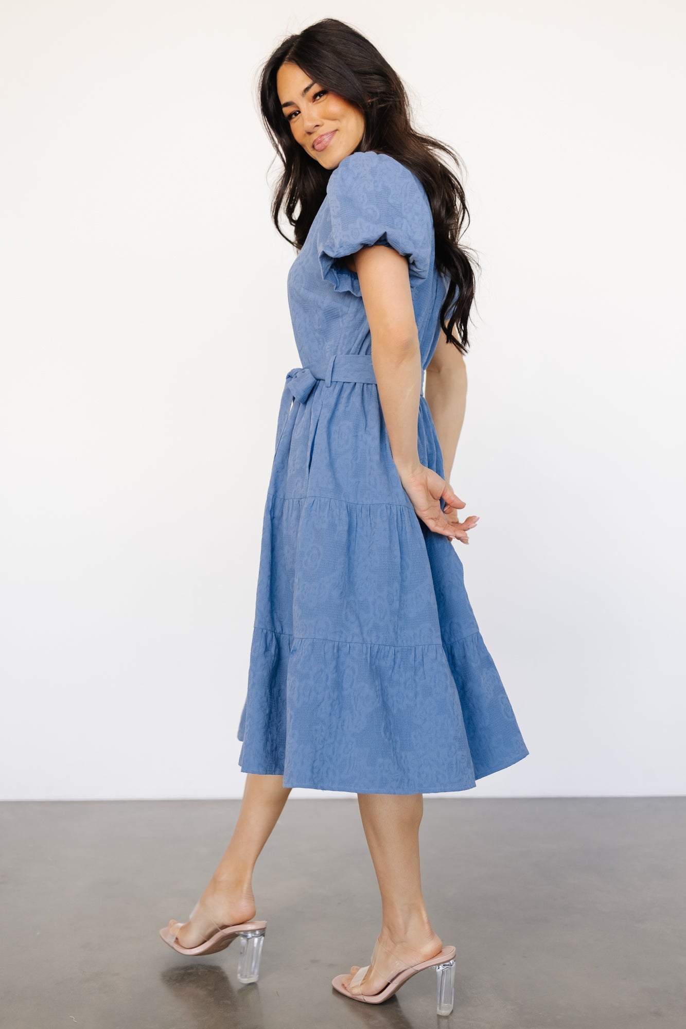 Philippa Midi Dress | Blue Latest Collections Online