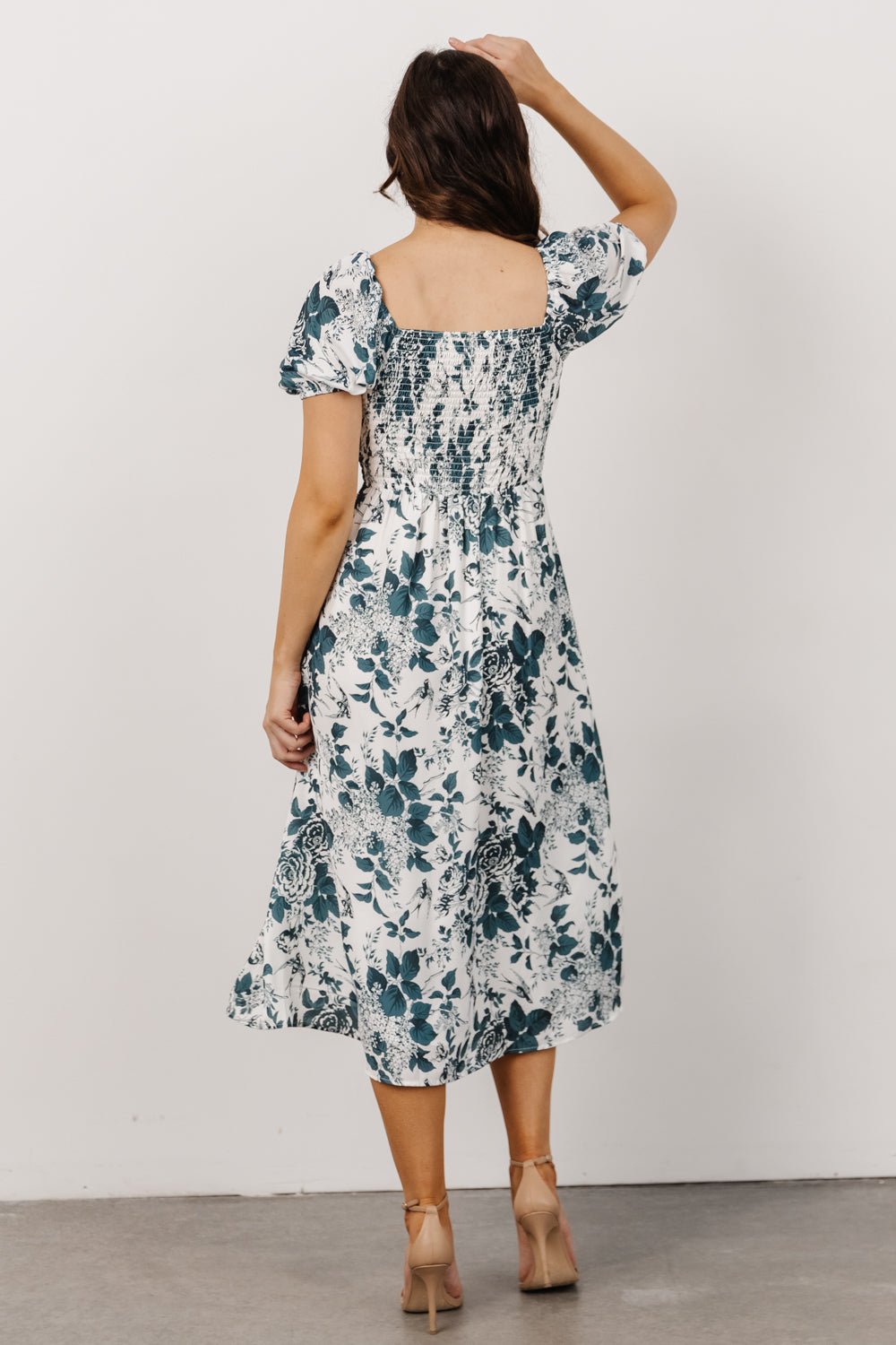 Cadence Midi Dress | Jade Floral Outlet Cheap Online