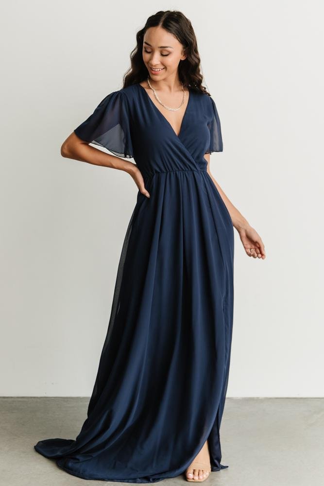 Vaughnie Maxi Dress | Navy Clearance Best Pices