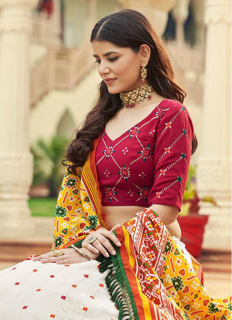 Designer Multi-Color Ghaghra Choli Buy Cheap Cheapest Pice