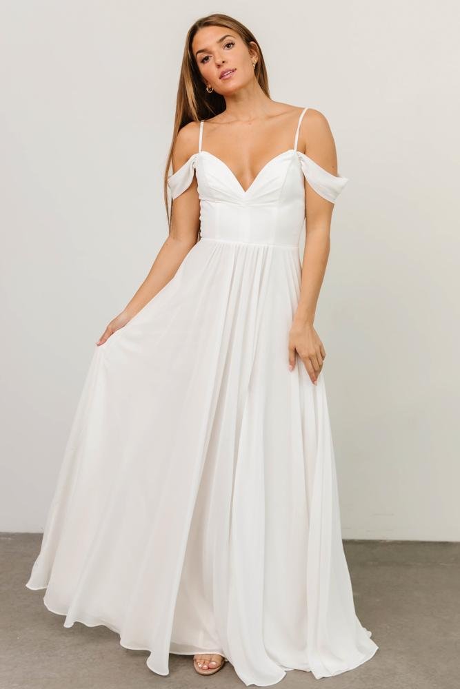 Bianca Lace Maxi Dress | Off White High Quality For Sale