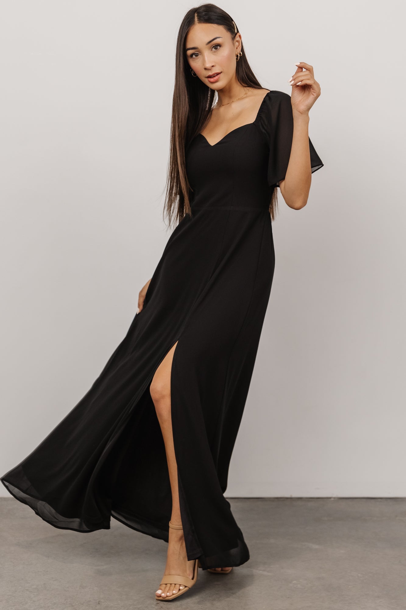 Sierra Sweetheart Maxi Dress | Black Latest Collections Cheap Pice