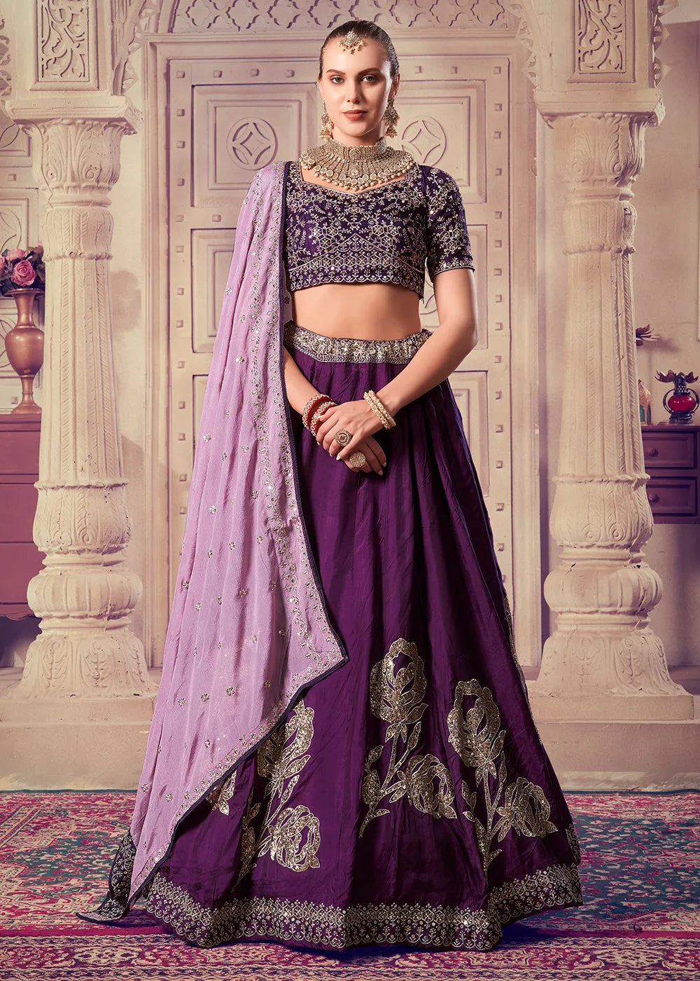 Outstanding and Precious Wine Designer Wedding Style Lehenga Choli Clearance From China