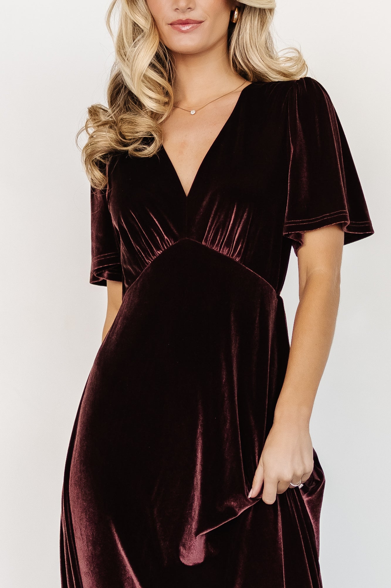 Vivian Velvet Maxi Dress | Clove Authentic For Sale