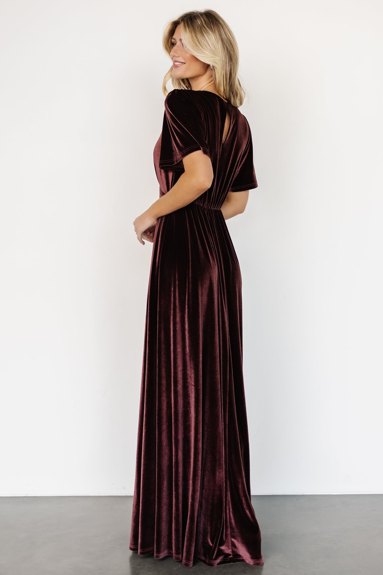 Vivian Velvet Maxi Dress | Clove Authentic For Sale