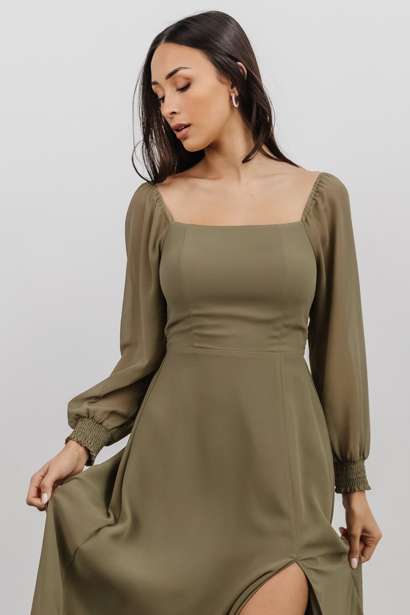 Giselle Maxi Dress | Dusty Olive 2025 Newest Online