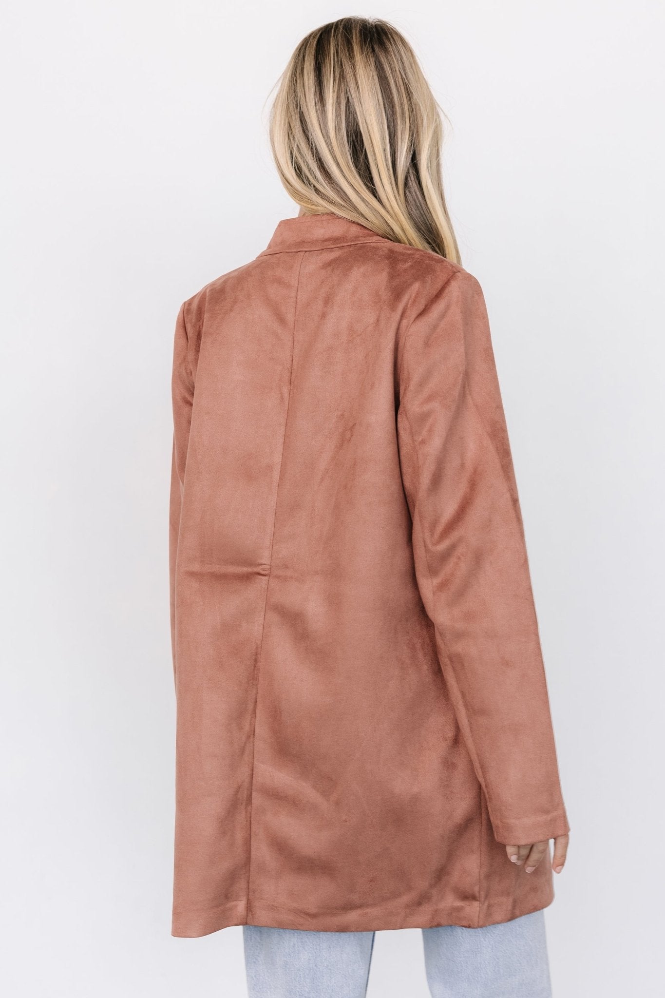 Queenie Faux Suede Jacket | Dusty Clove Buy Cheap Sast