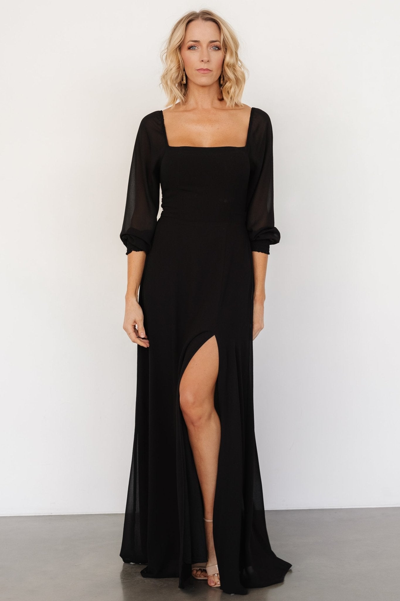 Giselle Maxi Dress | Black Clearance 100% Guaranteed